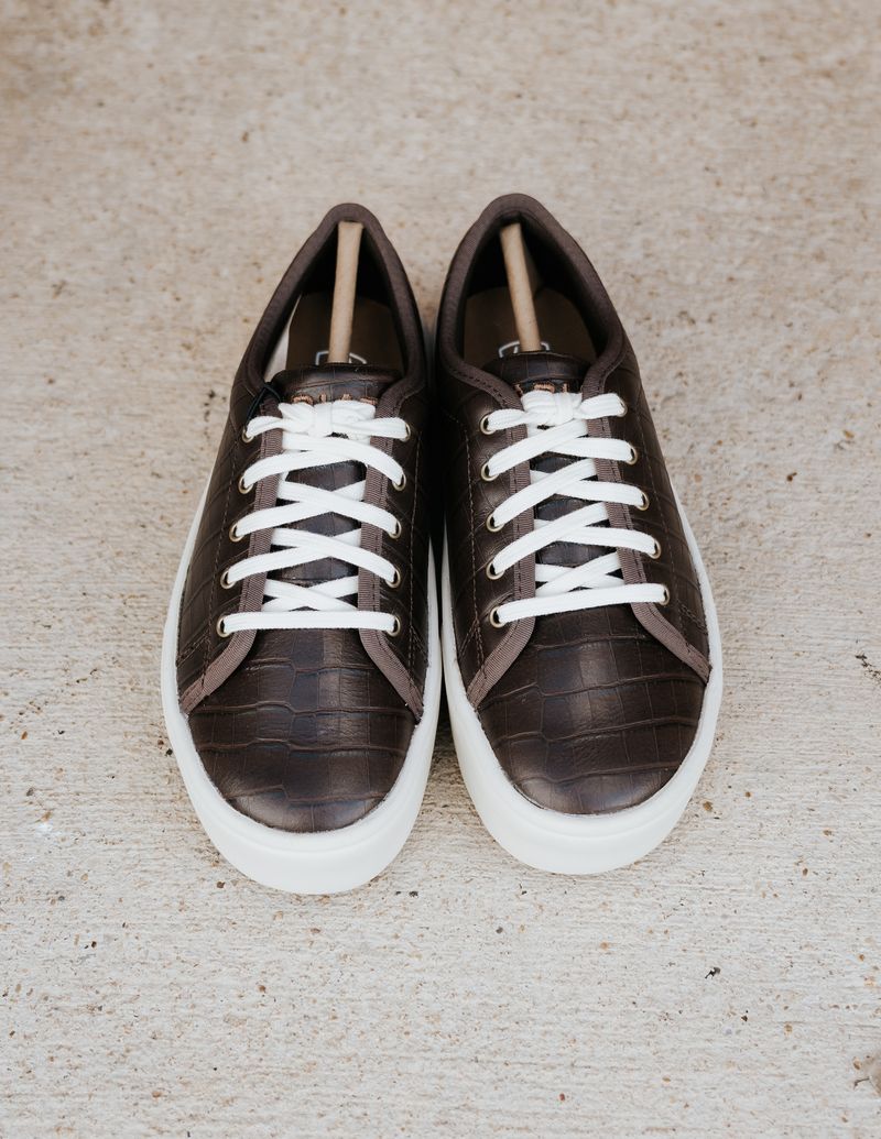 Ariat Women's Skylar Luxe Espresso Croc Print 10063890 - Southern Soule Designs