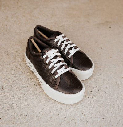 Ariat Women's Skylar Luxe Espresso Croc Print 10063890 - Southern Soule Designs