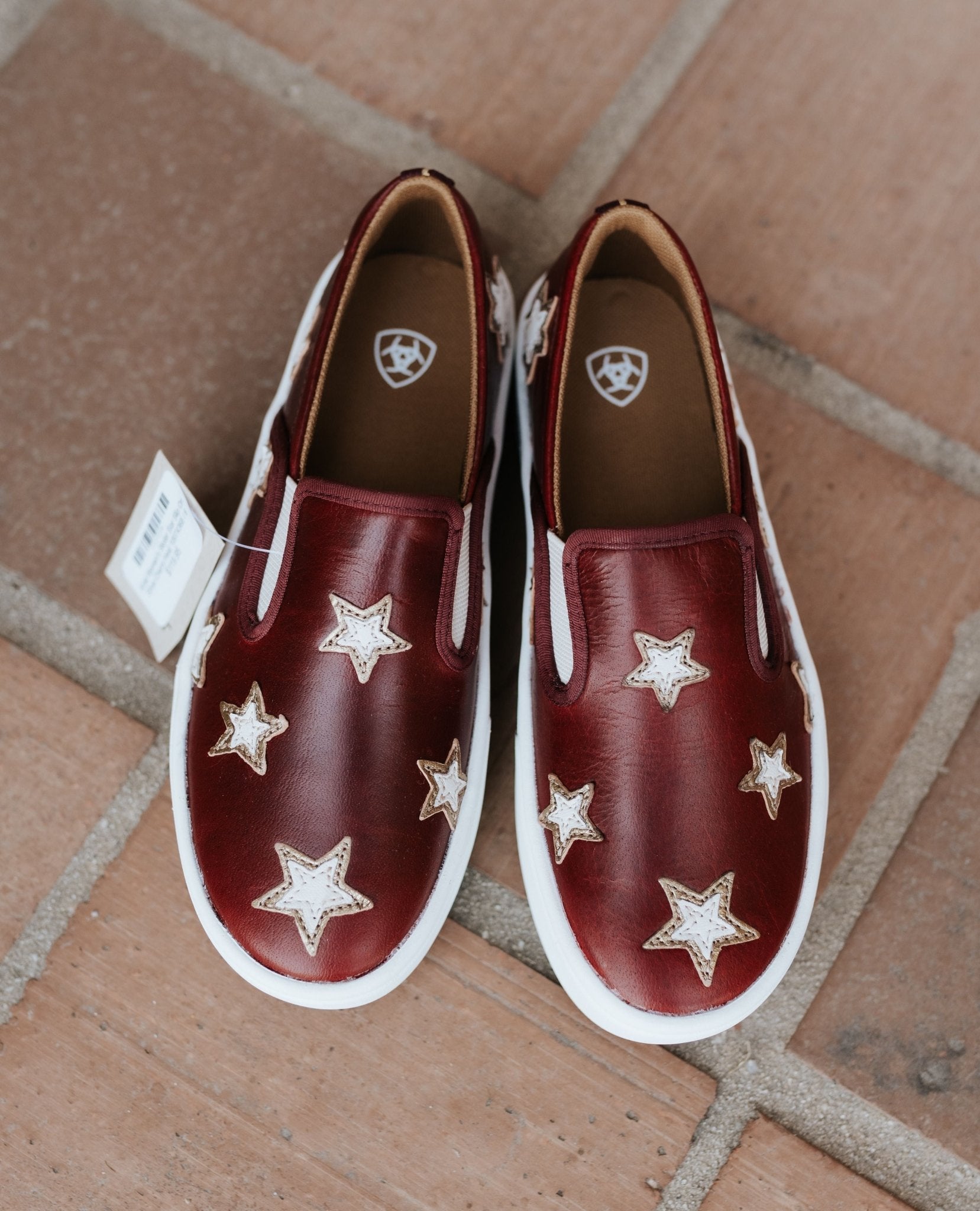 Ariat Women's Skylar Star Slip On Shoe Cherry Heat 10074368 - Southern Soule Designs