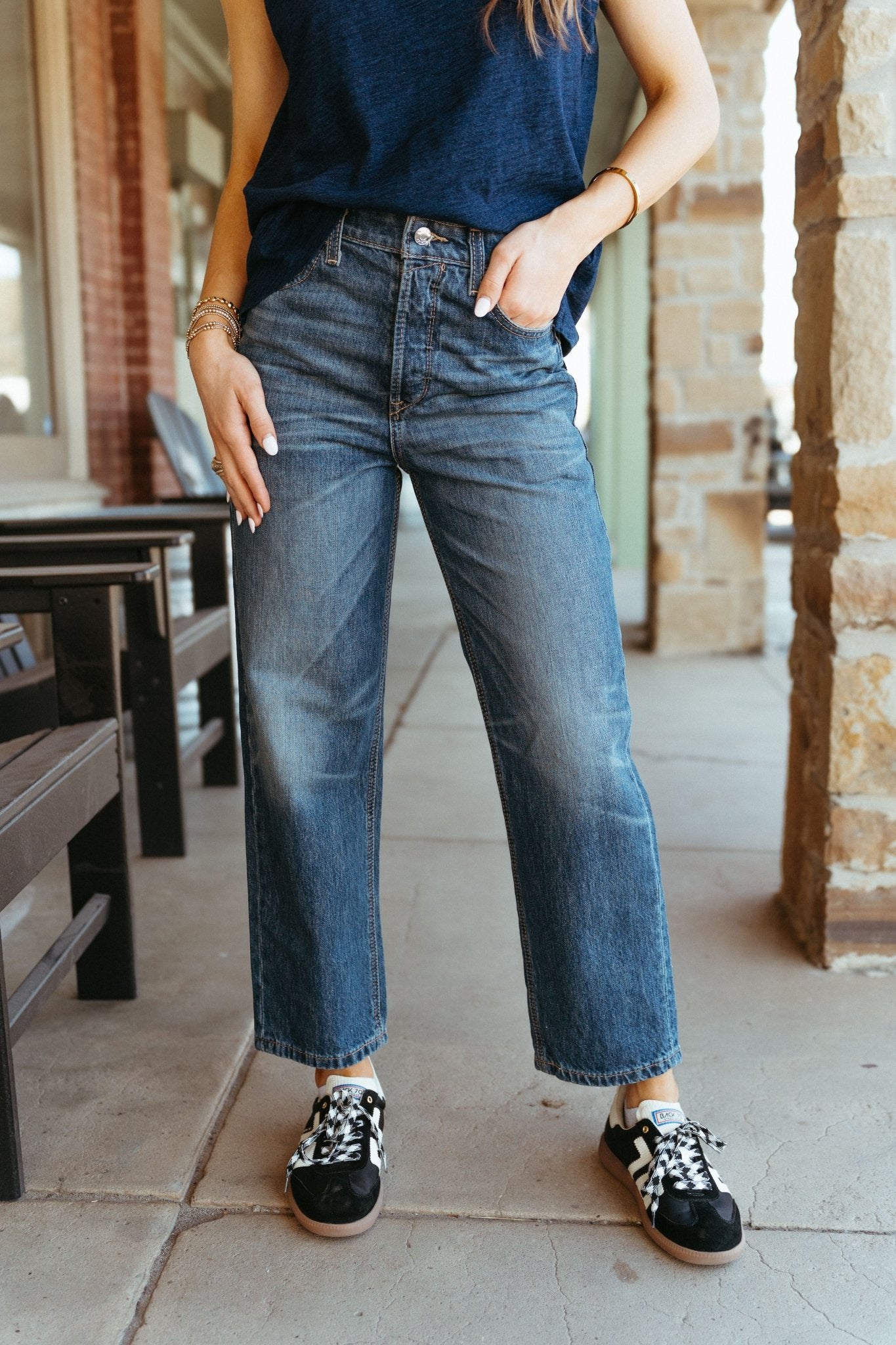 Ariat Women's Ultra High Rise Tomboy Jazmine Straight Jean Hisperia 10058909 - Southern Soule Designs