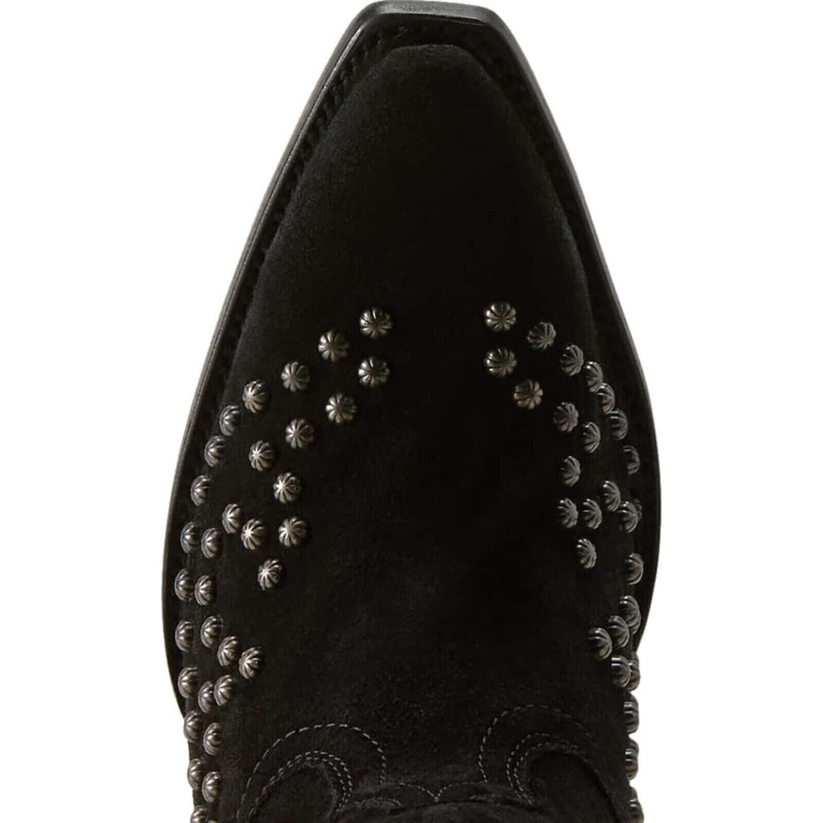 Ariat Women's Vixen X Toe Western Boot Black Suede 10080355 - Southern Soule Designs