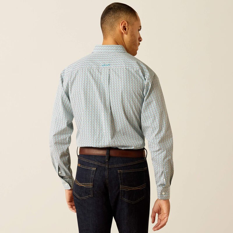 Ariat Wrinkle Free Gage Classic Fit LS White 10052349 - Southern Soule Designs