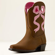 Ariat Youth Lil Beaux D Toe Western Boot Brown - 10080350 - Southern Soule Designs