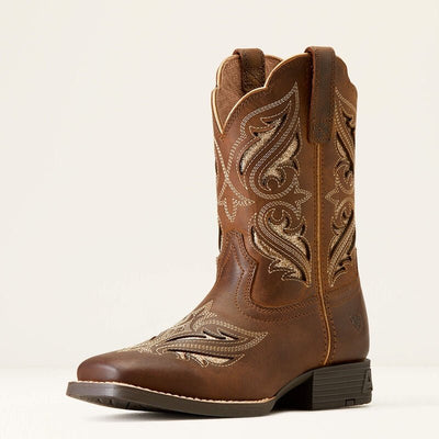 Ariat Youth Round Up Bliss Boot Sassy Brown 10046884 - Southern Soule Designs