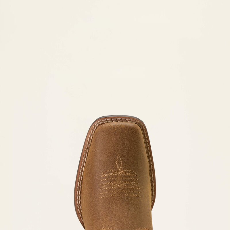 Ariat Youth Westwood Wide Square Toe Western Boot Wicker|Hot Pink - Southern Soule Designs
