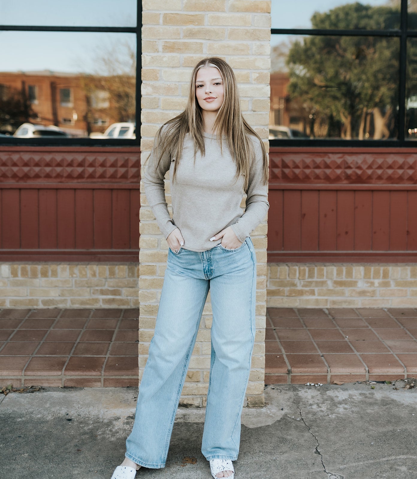 Arlet Mini Thermal Top Smoked Heather ZT253264 - Southern Soule Designs