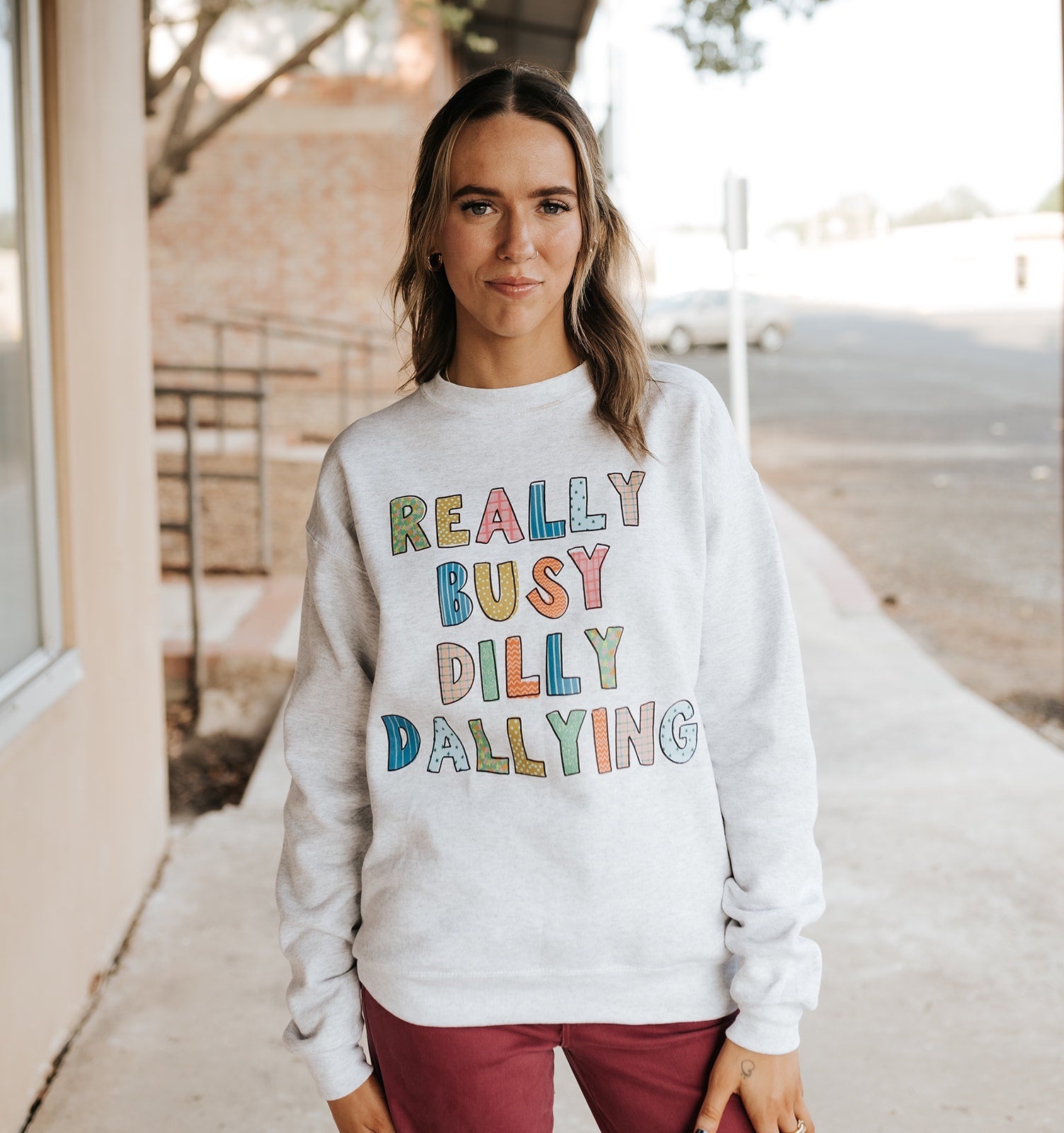 Ash Dilly Dallying Sweatshirt - Southern Soule Designs