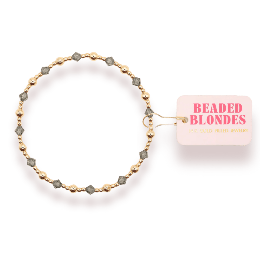 Ash Gray June Bracelet - Southern Soule Designs