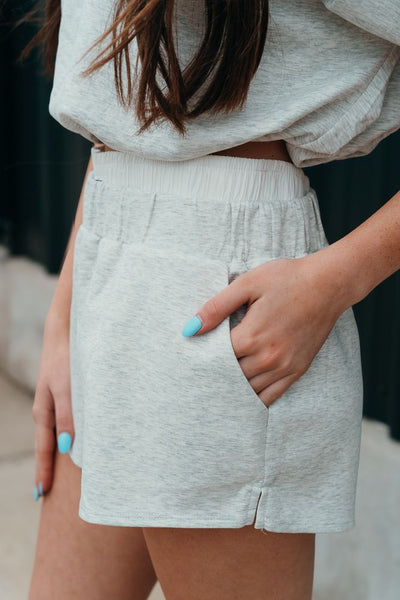 Ash Grey Exposed Boxer Shorts P5492 - Southern Soule Designs