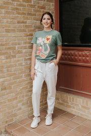 Ash Grey Solid Scuba Oversized Jogger Pants - Southern Soule Designs