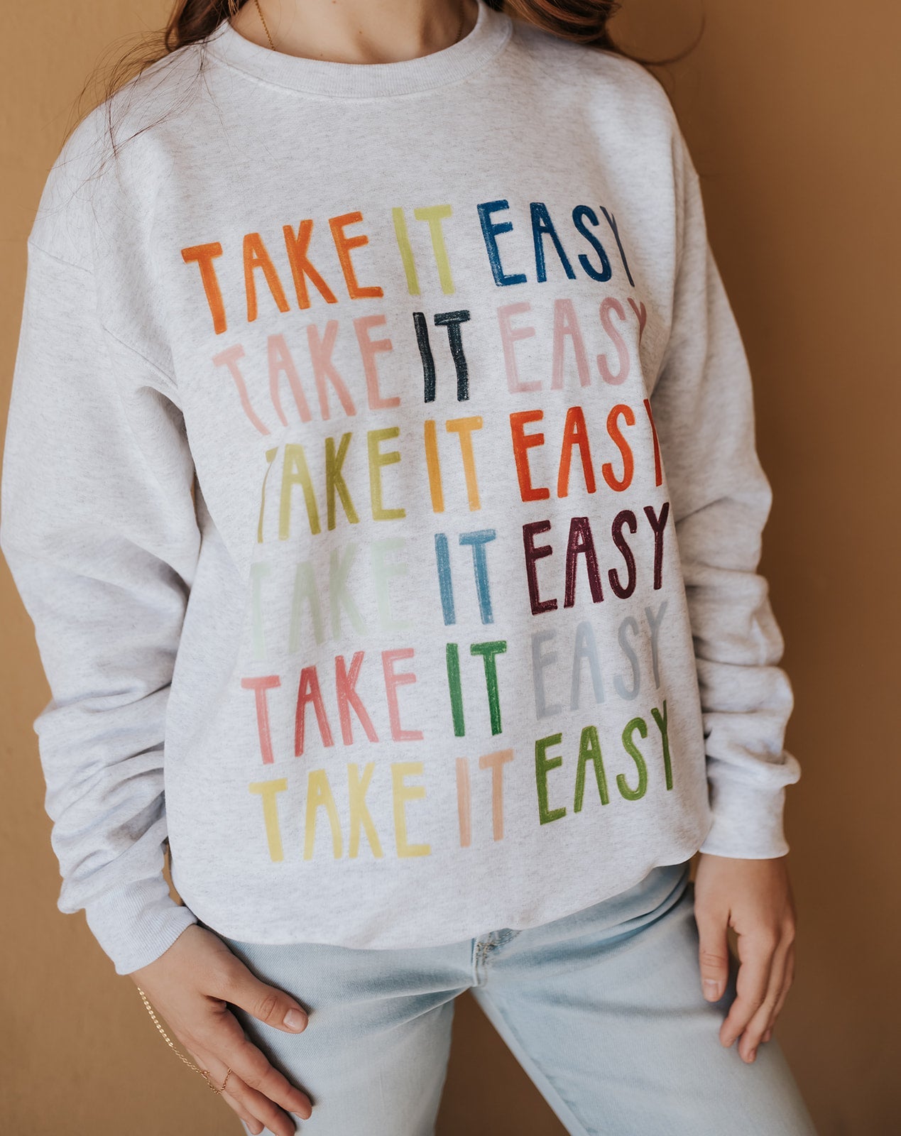 Ash Take It Easy Sweatshirt - Southern Soule Designs