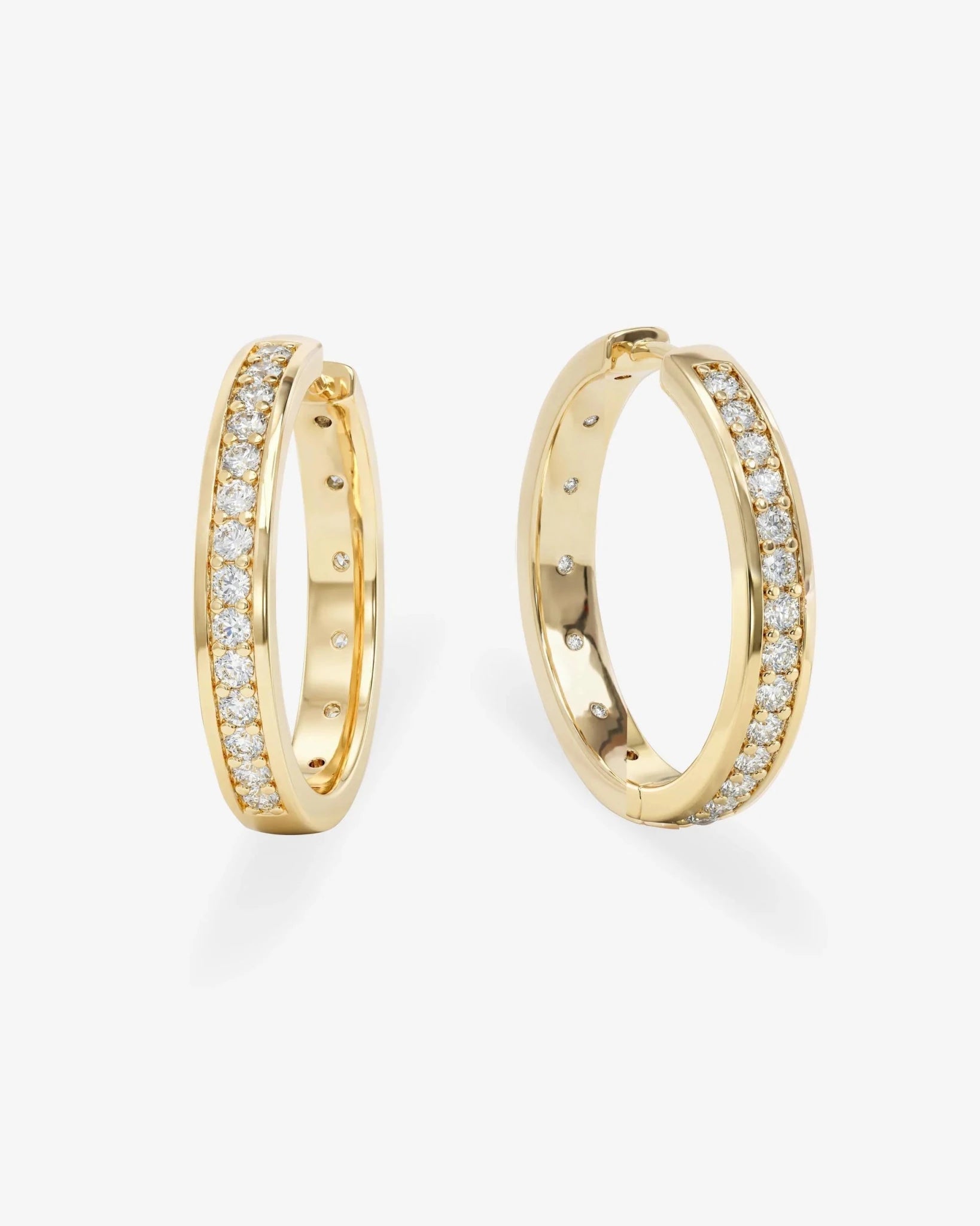 Ashley Infinity Reversible Hoops 1" - Southern Soule Designs