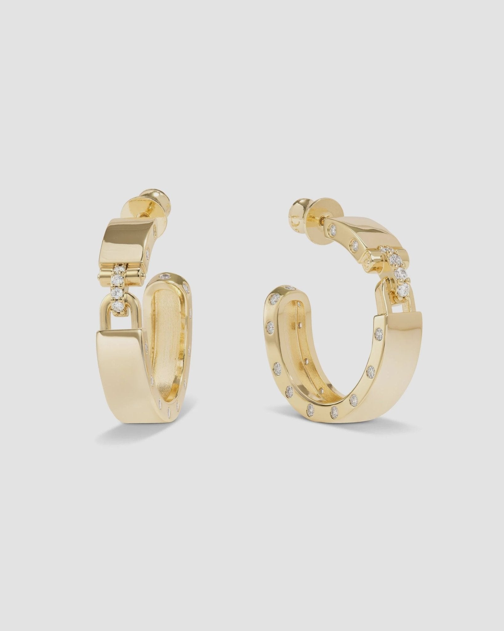 Ashley Lock Hoops 1" - Southern Soule Designs