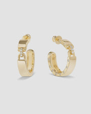 Ashley Lock Hoops 1" - Southern Soule Designs