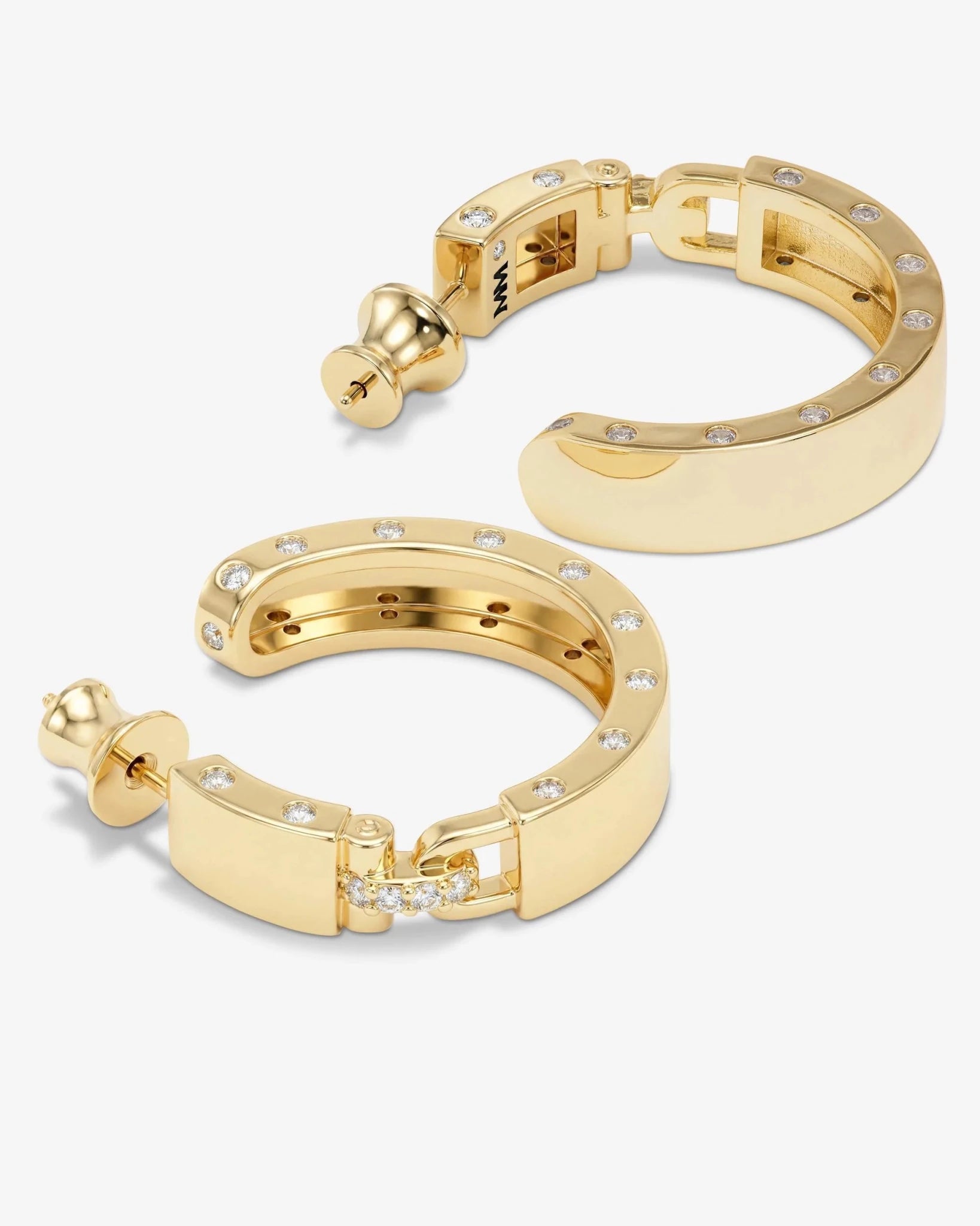 Ashley Lock Hoops 1" - Southern Soule Designs