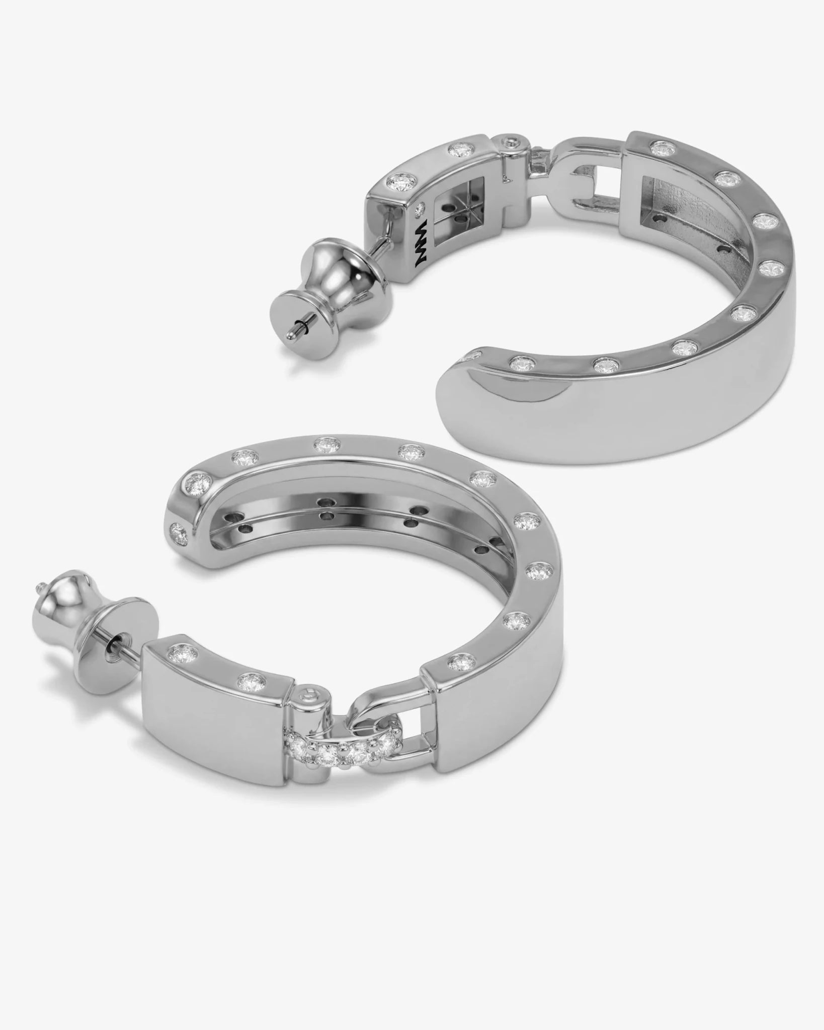 Ashley Lock Hoops 1" - Southern Soule Designs
