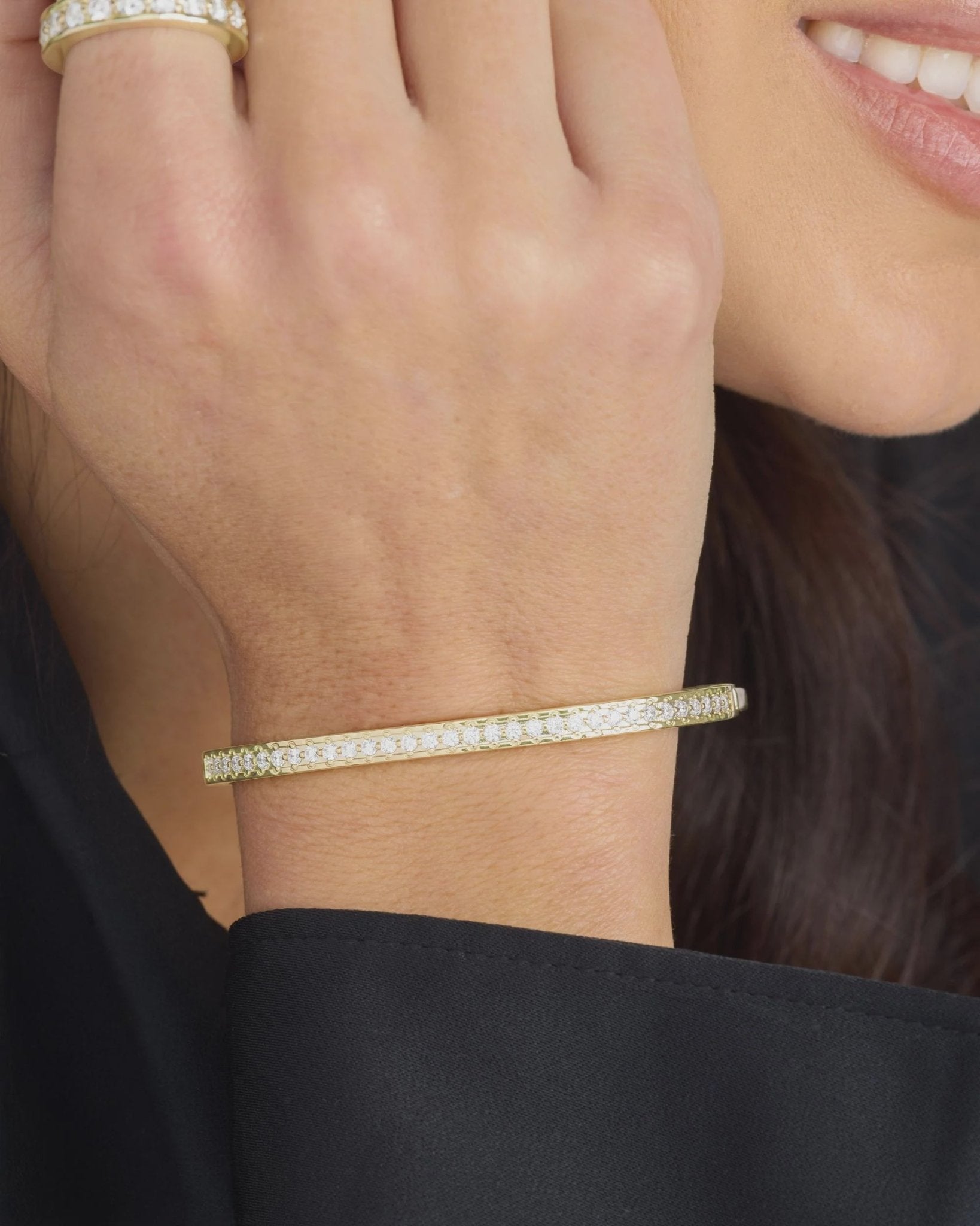 Ashley Pave Cuff 4mm - Southern Soule Designs