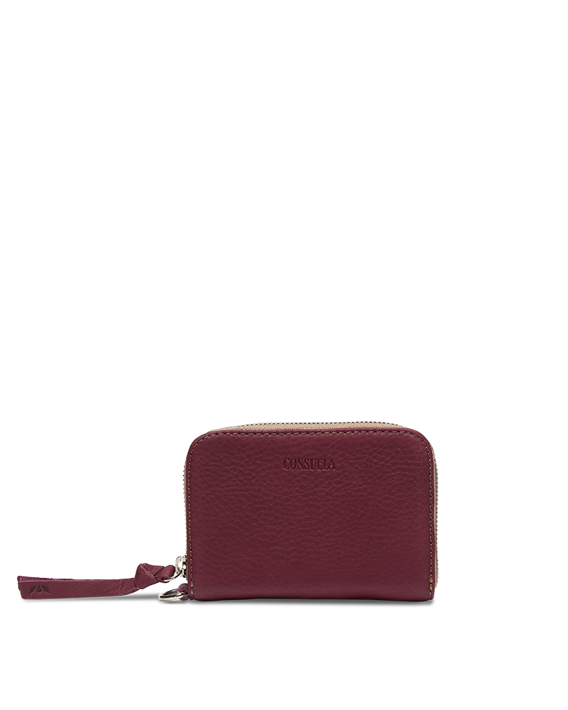 Plum Zippy Wallet