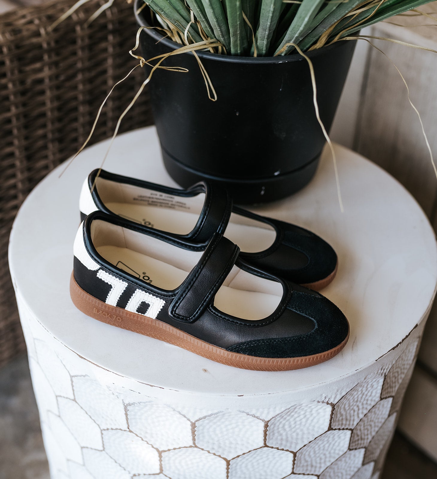 Aya in Black Milk Sneakerina - Southern Soule Designs