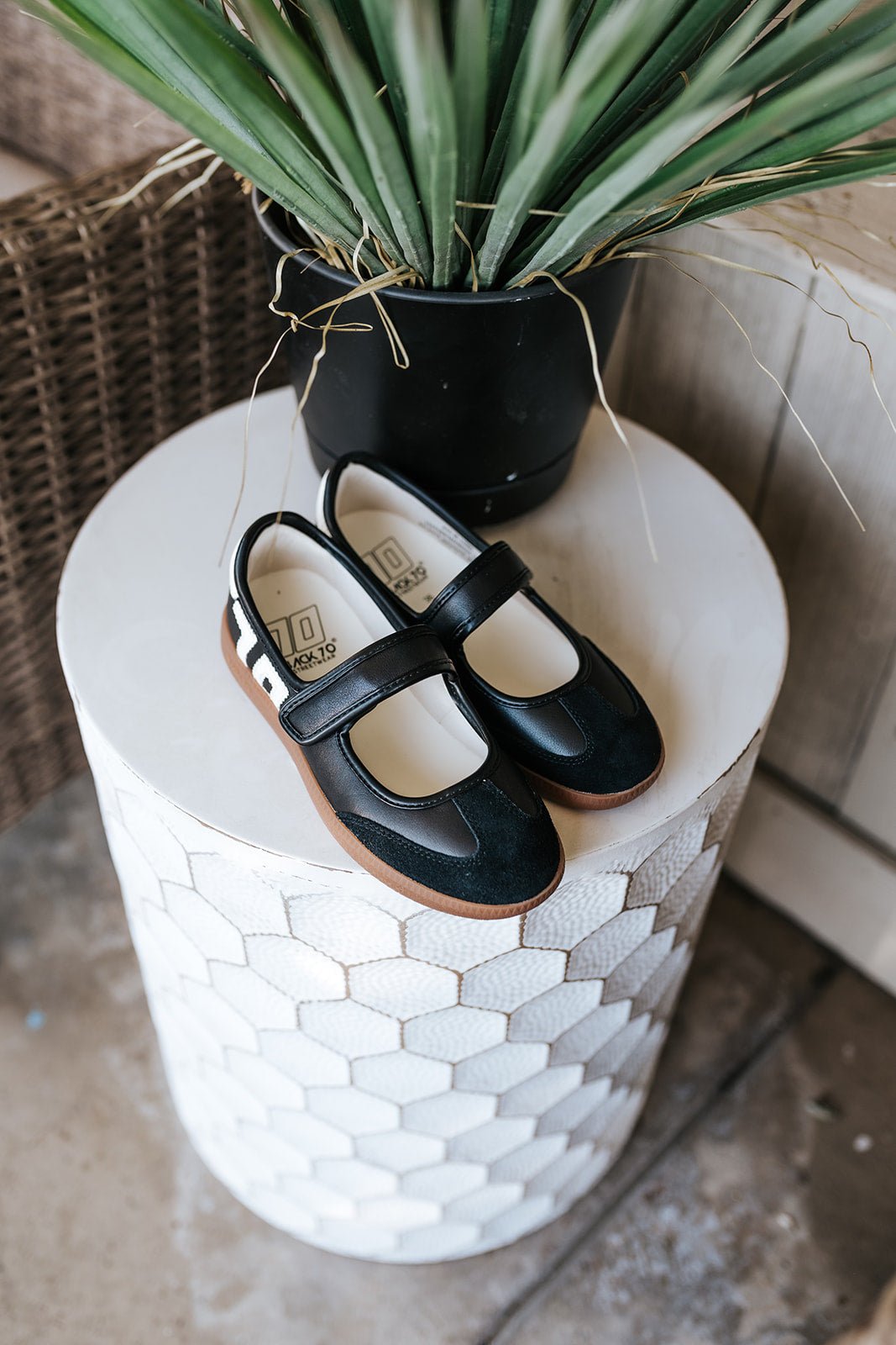 Aya in Black Milk Sneakerina - Southern Soule Designs