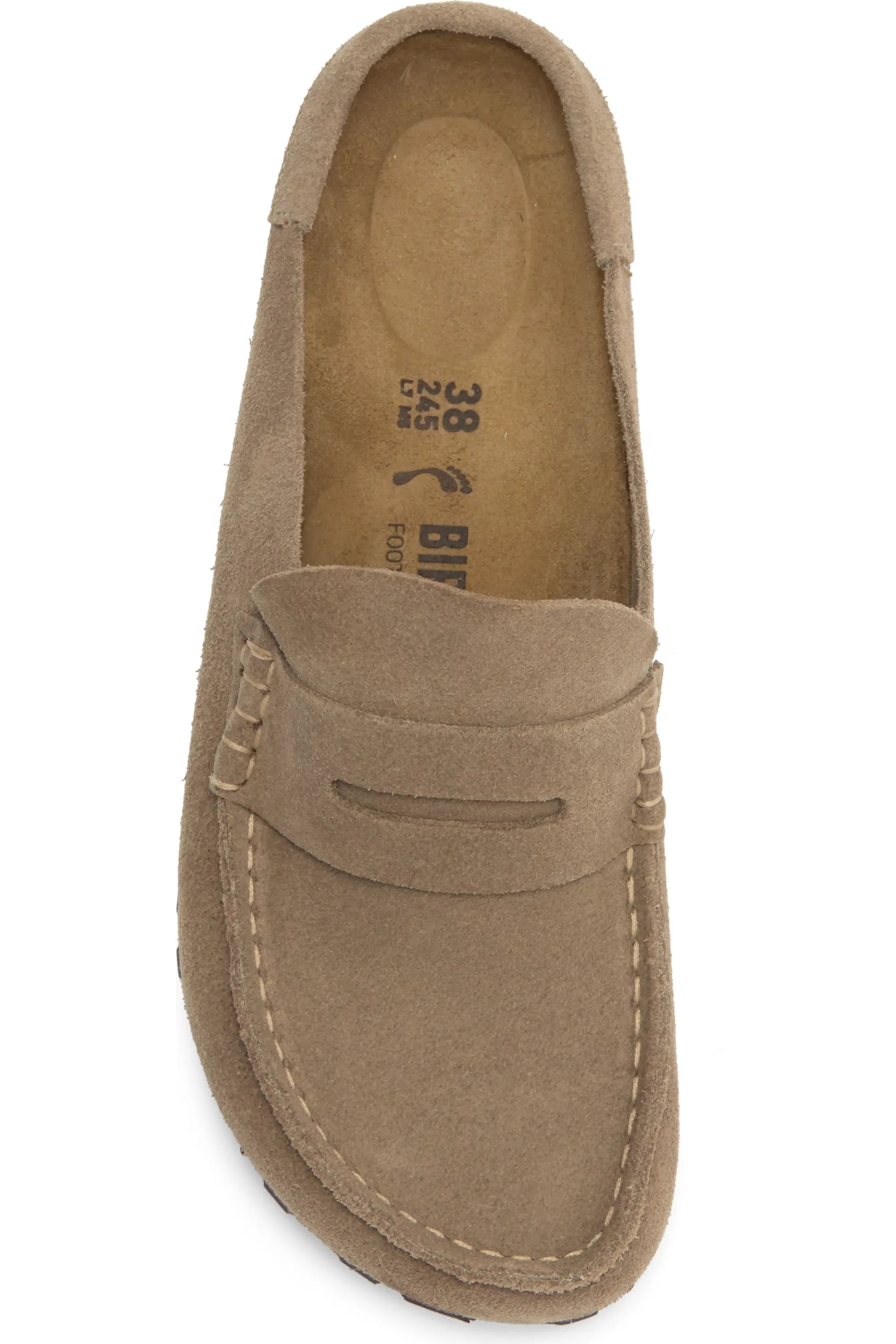 Birkenstock Naples Wrapped Suede Taupe Narrow/Medium
