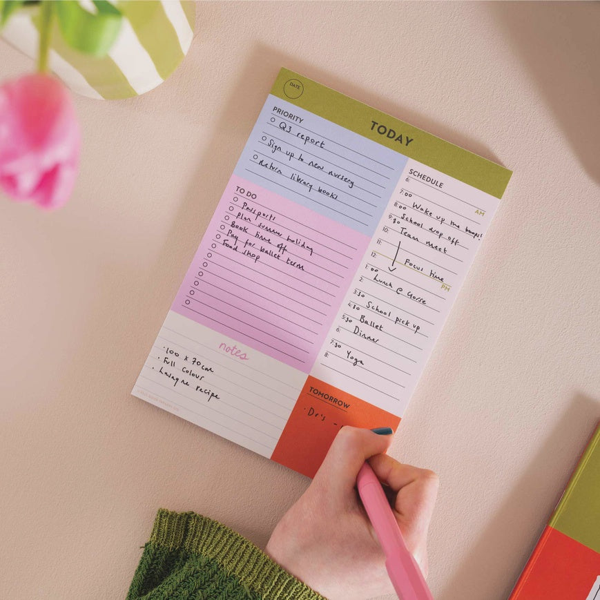 A5 Daily Planner Pad - Block My Life