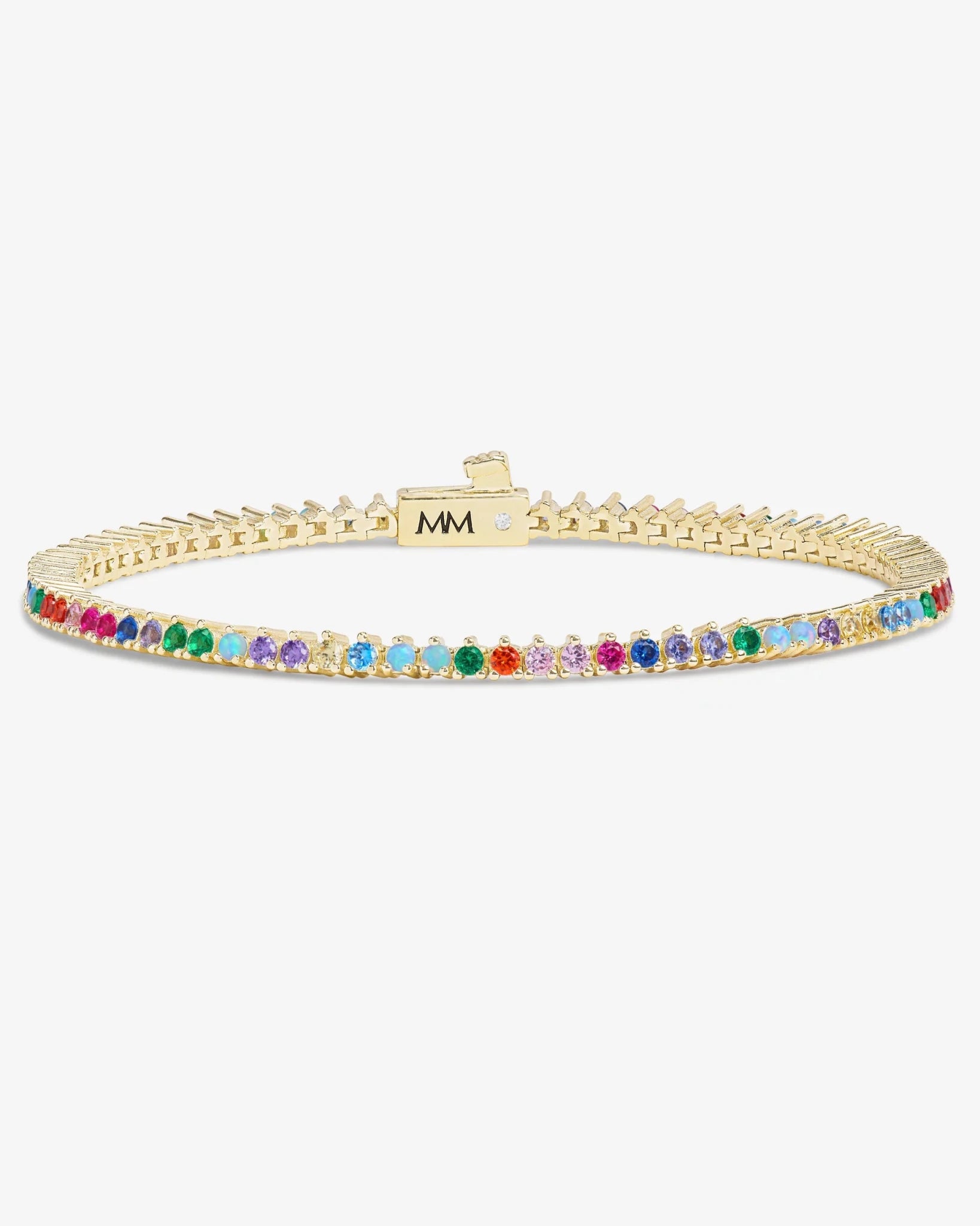 Baby Not Your Basic Tennis Bracelet Rainbow - Southern Soule Designs