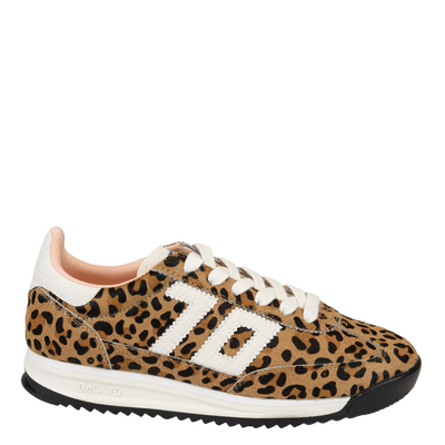 Barkley Jogger Leopard Camel White - Southern Soule Designs