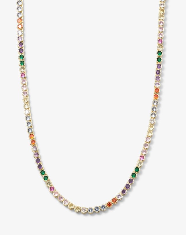 Baroness Tennis Necklace 15" - Southern Soule Designs