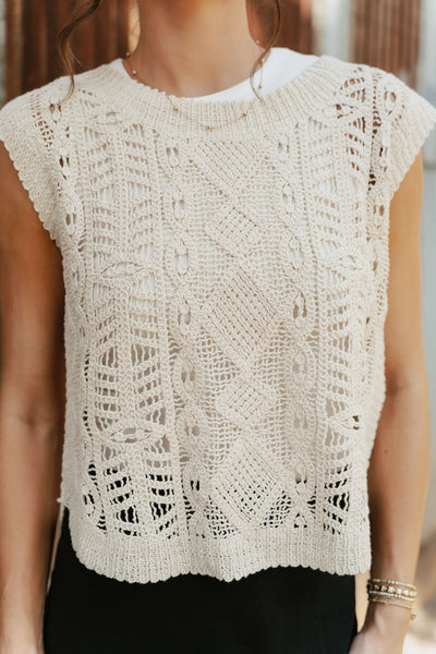 Baroque Sweater Top Crystal ZW253300 - Southern Soule Designs