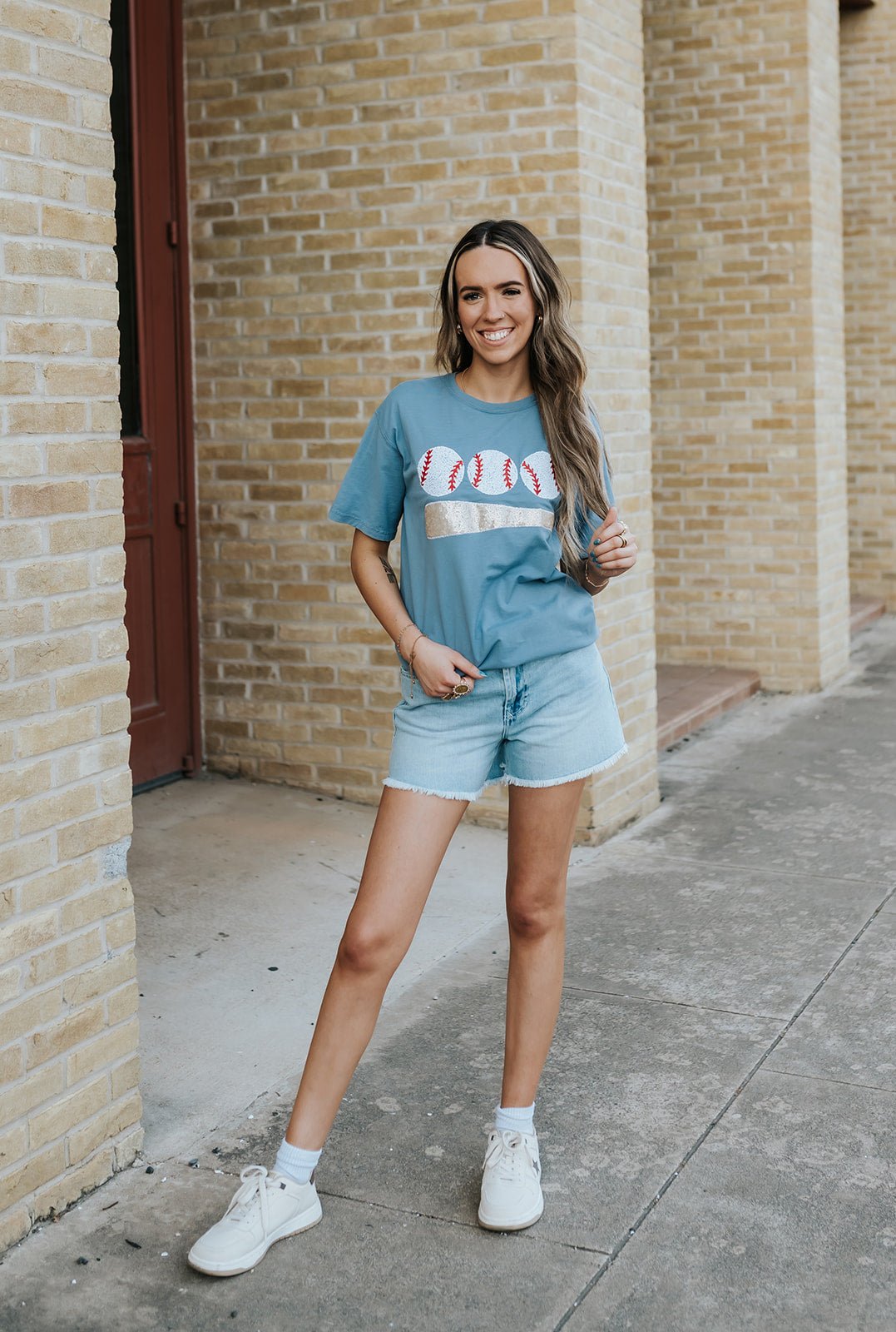 Baseball & Bat Short Sleeve T-Shirt - Southern Soule Designs