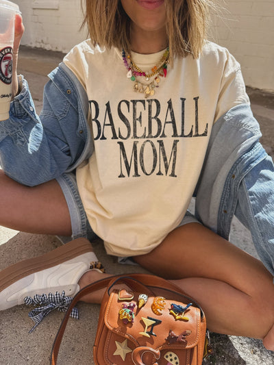 Baseball Mom Graphic Tee - Southern Soule Designs