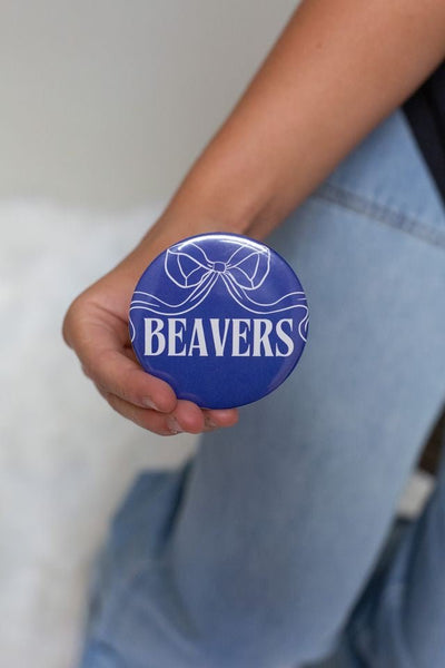 Beaver Bow Button - Southern Soule Designs