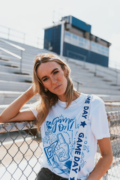 Beavers Royal Football Icon Tee - Southern Soule Designs