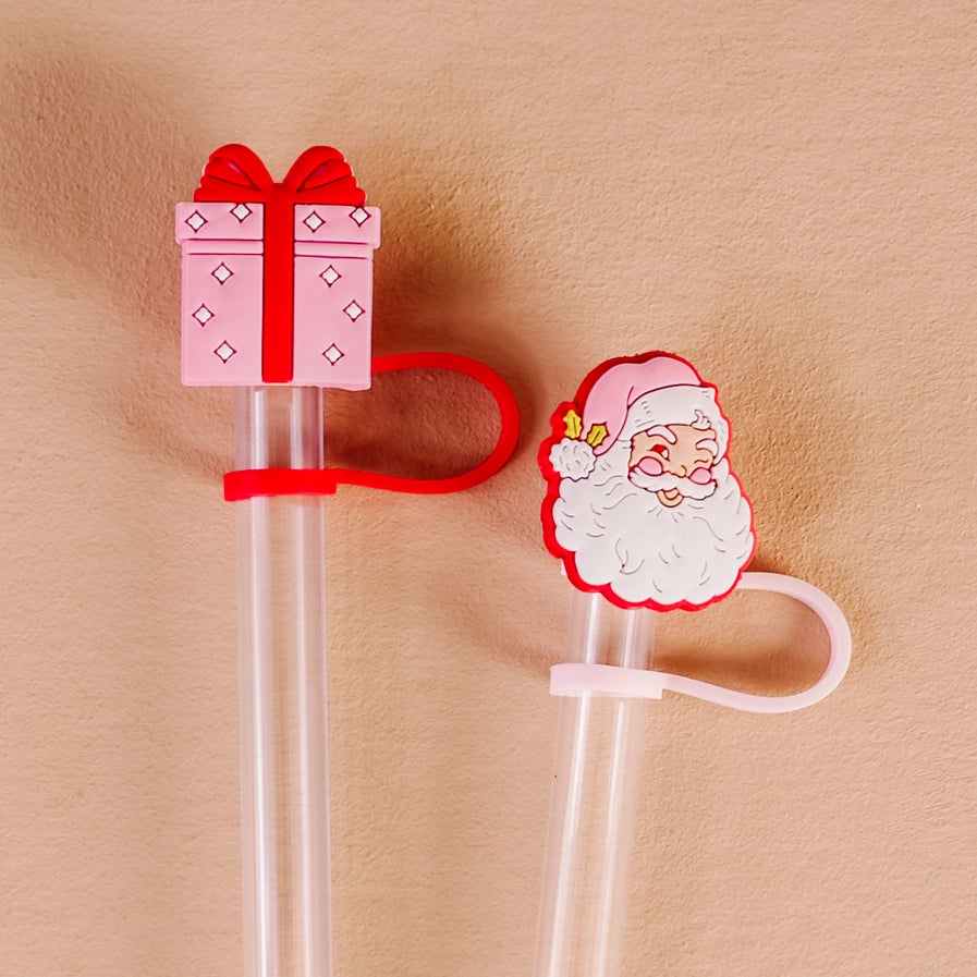 Holiday Straw Topper Set
