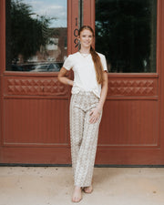Beige Snake Print Pants P5222 - Southern Soule Designs