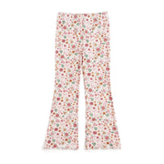Berry Floral Flare Legging - LG-09 - Southern Soule Designs