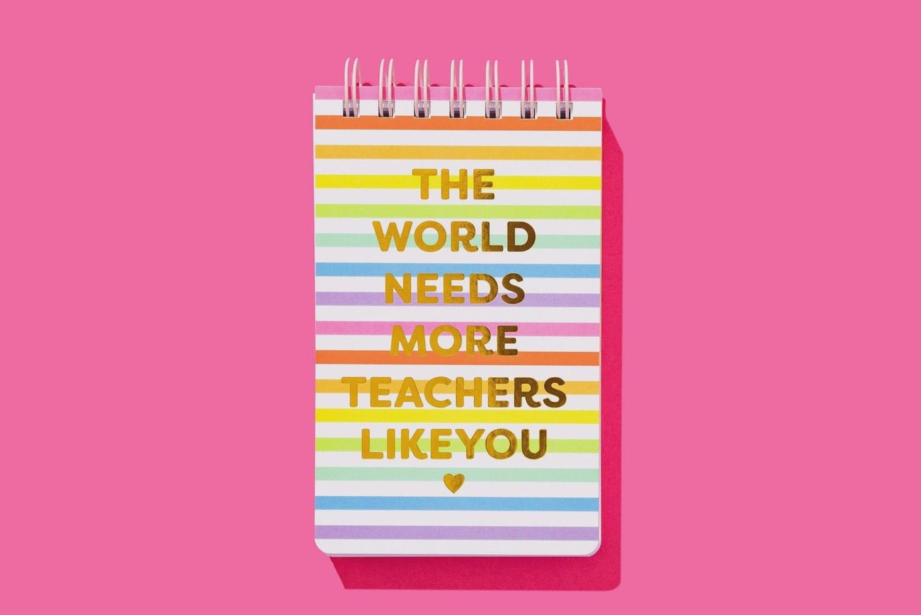Best Teacher Ever Spiral Top Notebook NBK - 46 - Southern Soule Designs