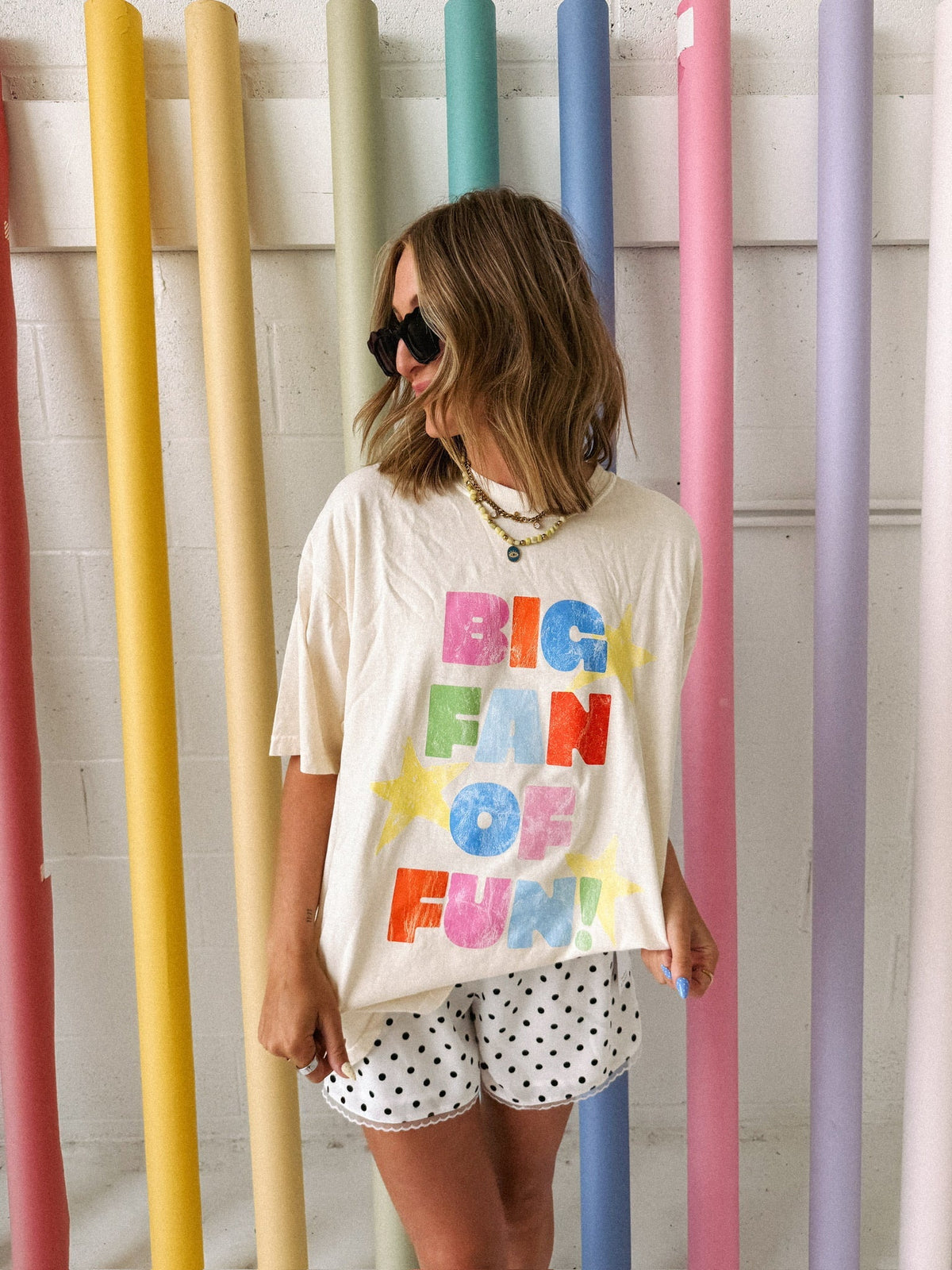 Big Fan of Fun! Graphic Tee -EE-TEE-BIGFAN-IVO - Southern Soule Designs