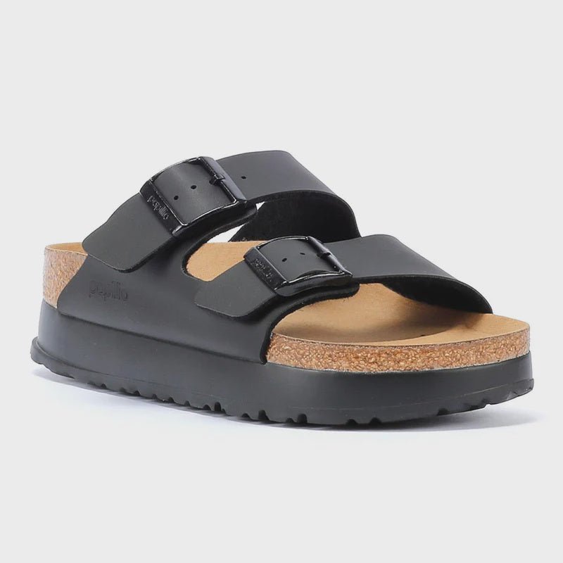 Birkenstock Arizona Flex Platform Black Medium/Narrow - Southern Soule Designs
