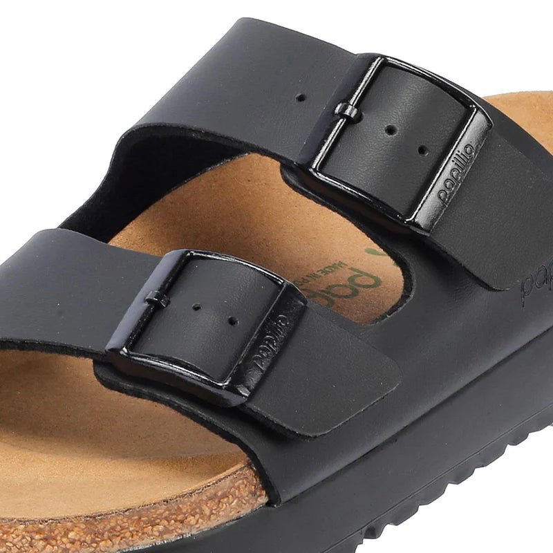 Birkenstock Arizona Flex Platform Black Medium/Narrow - Southern Soule Designs