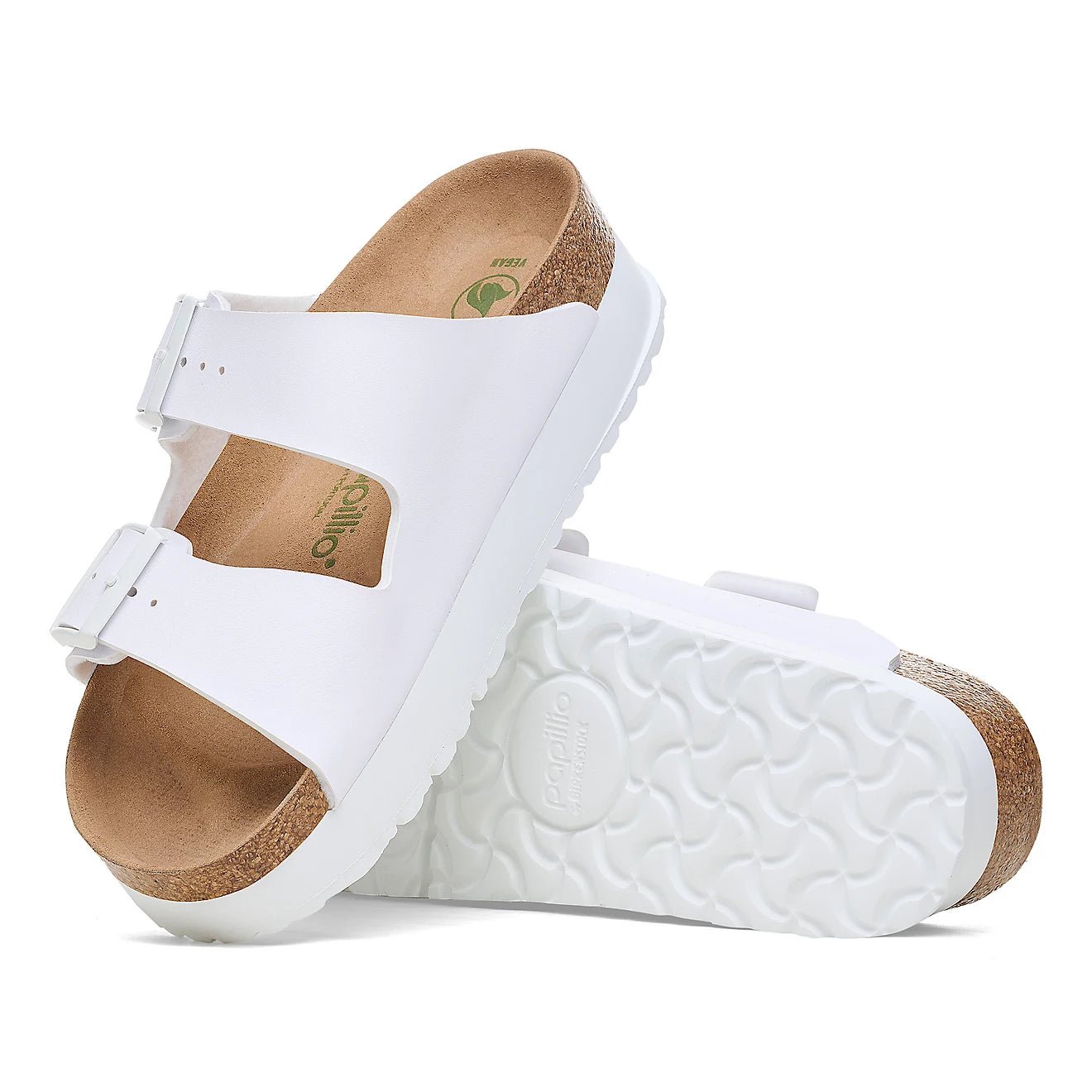 Birkenstock Arizona Flex Platform White Medium/Narrow - Southern Soule Designs