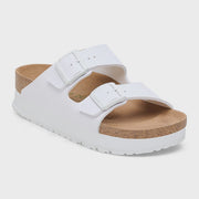 Birkenstock Arizona Flex Platform White Medium/Narrow - Southern Soule Designs