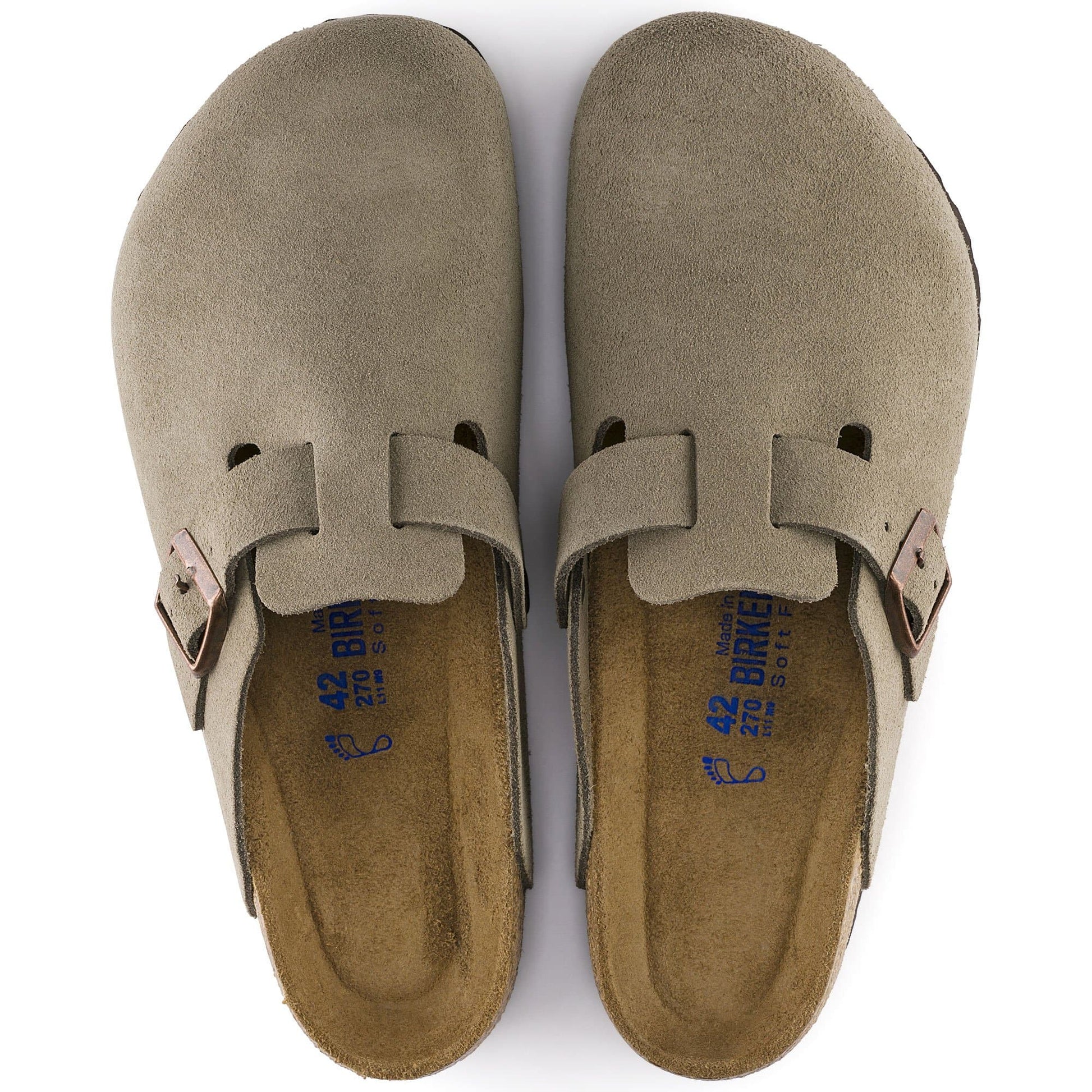 Birkenstock Boston Soft Footbed Taupe Regular/Wide - Southern Soule Designs