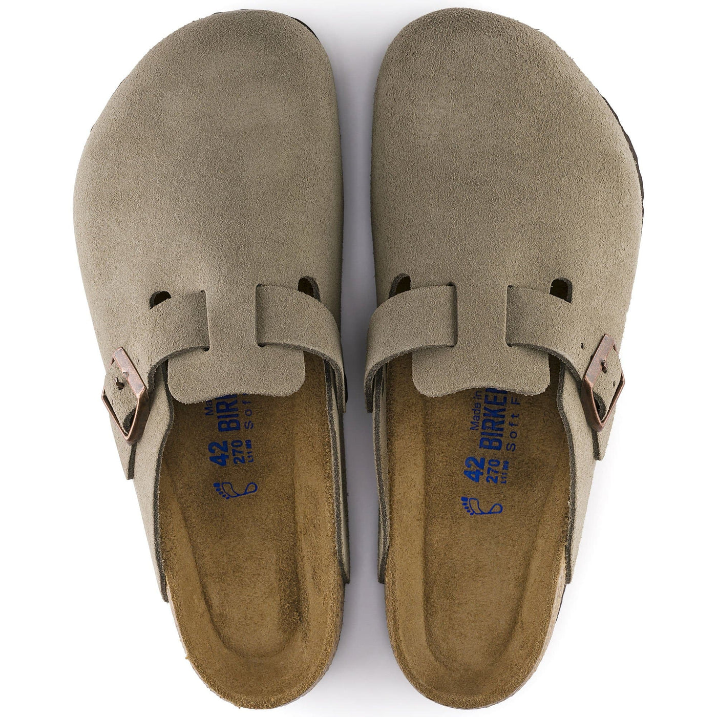 Birkenstock Boston Soft Footbed Taupe Regular/Wide - Southern Soule Designs