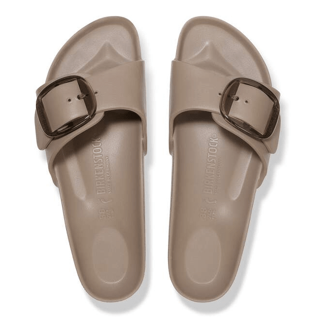 Birkenstock Madrid Big Buckle EVA Grey Taupe Narrow/Medium - Southern Soule Designs