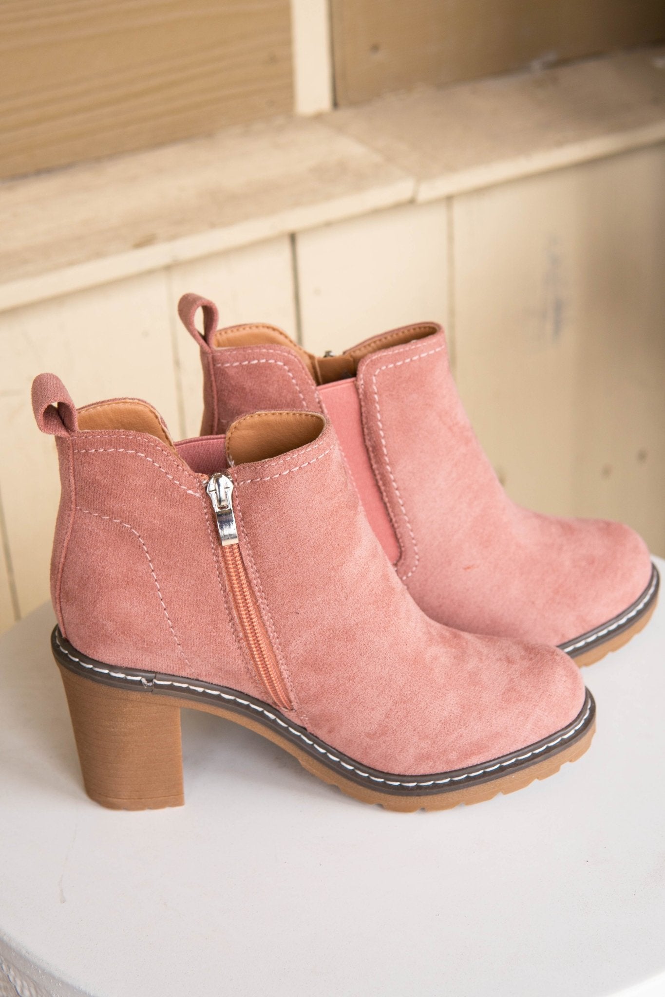 Bite Me Blush Faux Suede - Southern Soule Designs