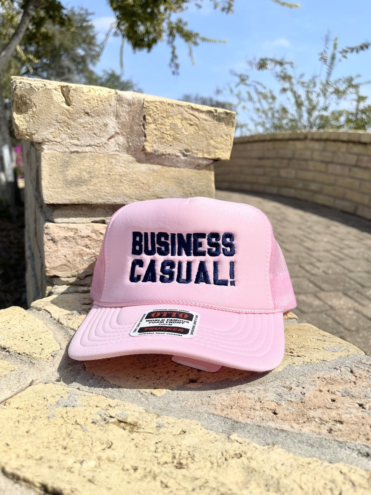 Biz Casual Pink Hat - Southern Soule Designs