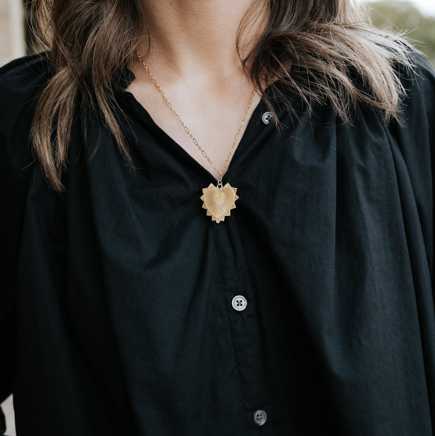 Black Benedict Top - Southern Soule Designs