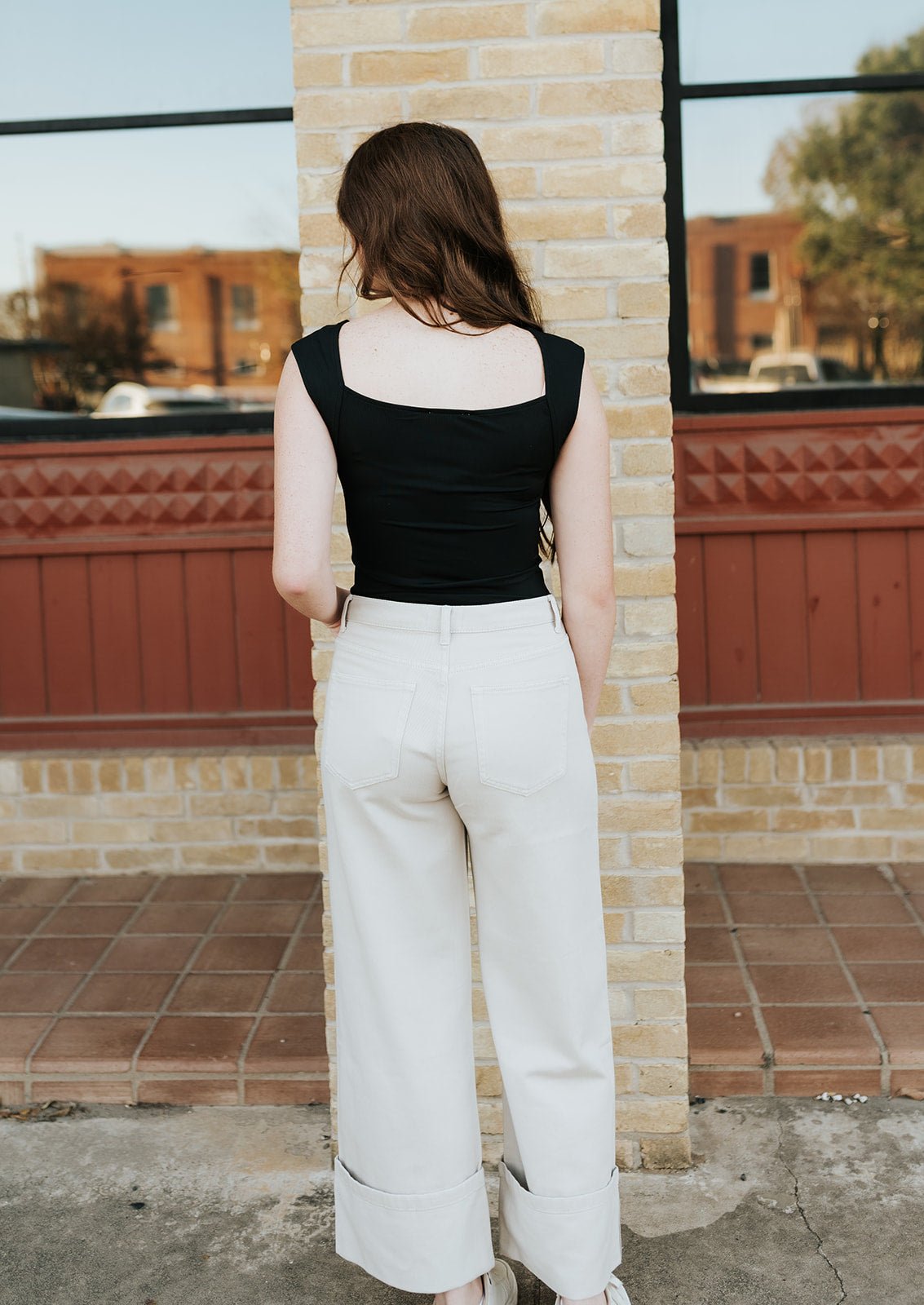 Black Boat Neck Sleeveless Bodysuit MT20404 - Southern Soule Designs